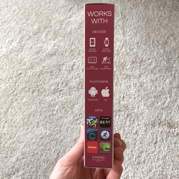 Mi Pulse Pink/Gray Smart Sports Bra with Heart Rate Monitor Attachment - Picture 6 of 15